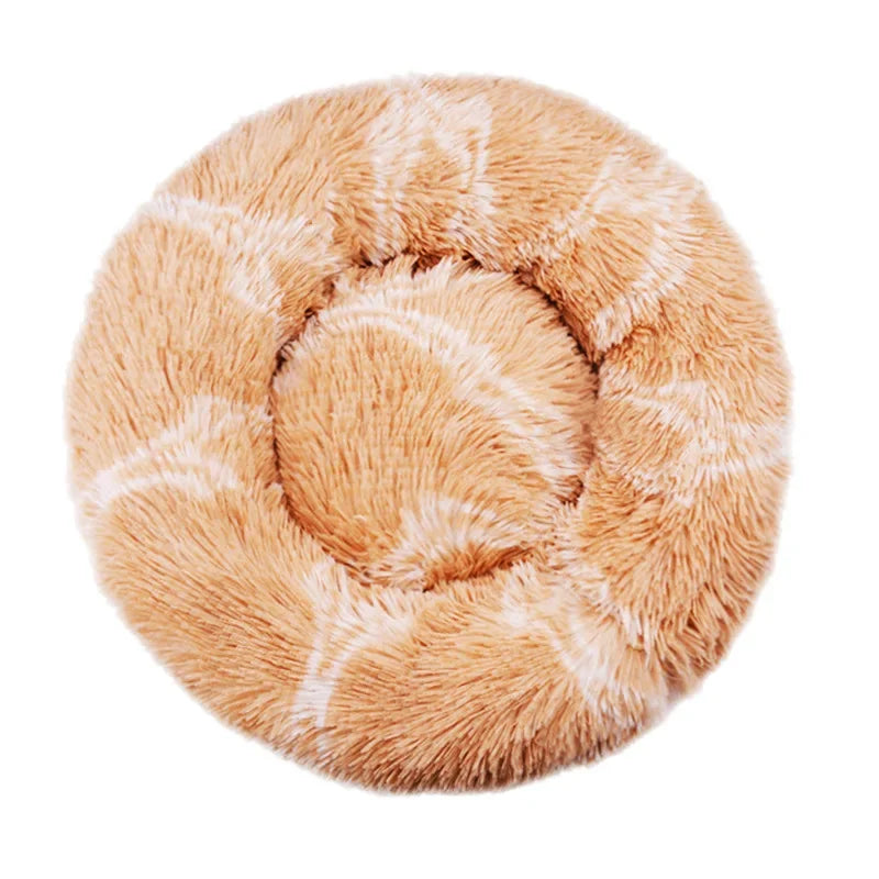Lit Rond Moelleux pour Chien & Chat - Nid Douillet Ultra Doux ( 6 Tailles )