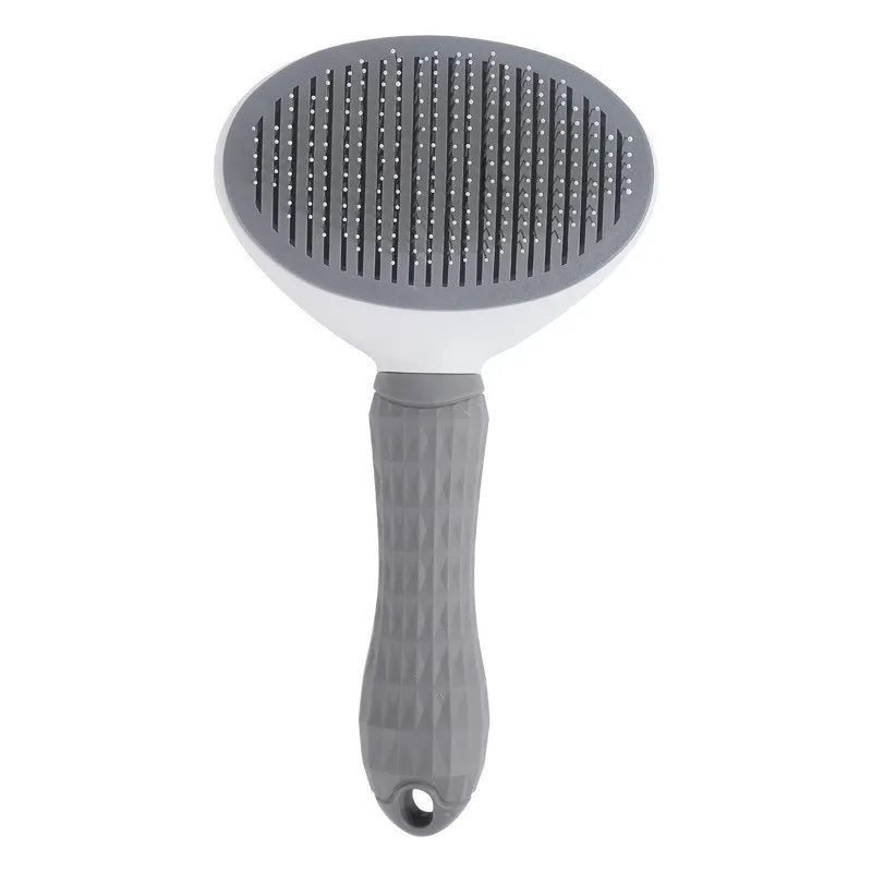 Brosse Autonettoyante pour Chien & Chat — Démêlage Doux, Poils courts et longs