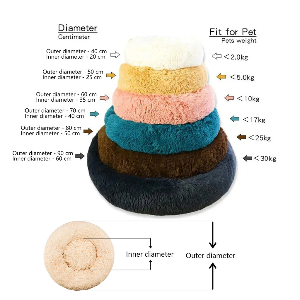 Lit rond moelleux pour chien et chat – photo 6 | CocoCompagnon