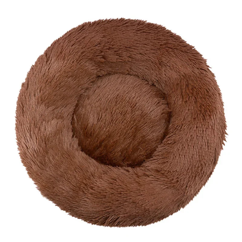 Lit Rond Moelleux pour Chien & Chat - Nid Douillet Ultra Doux ( 6 Tailles )
