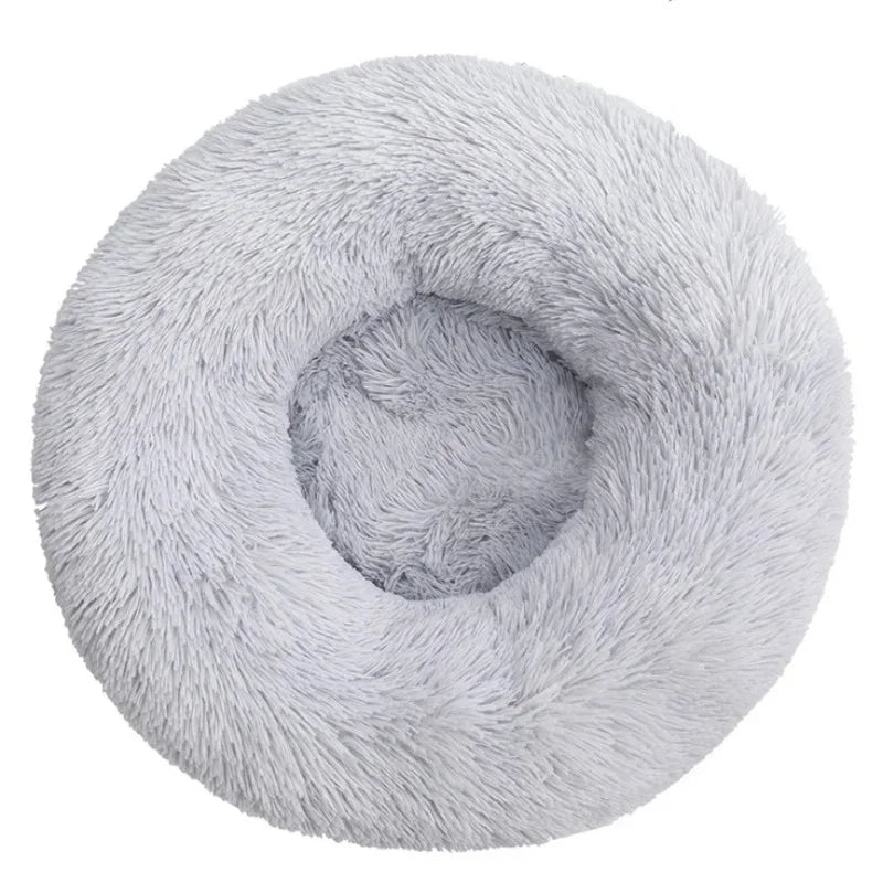 Lit Rond Moelleux pour Chien & Chat - Nid Douillet Ultra Doux ( 6 Tailles )