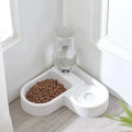 Gamelle double eau et croquettes pour chien et chat – vue principale | CocoCompagnon