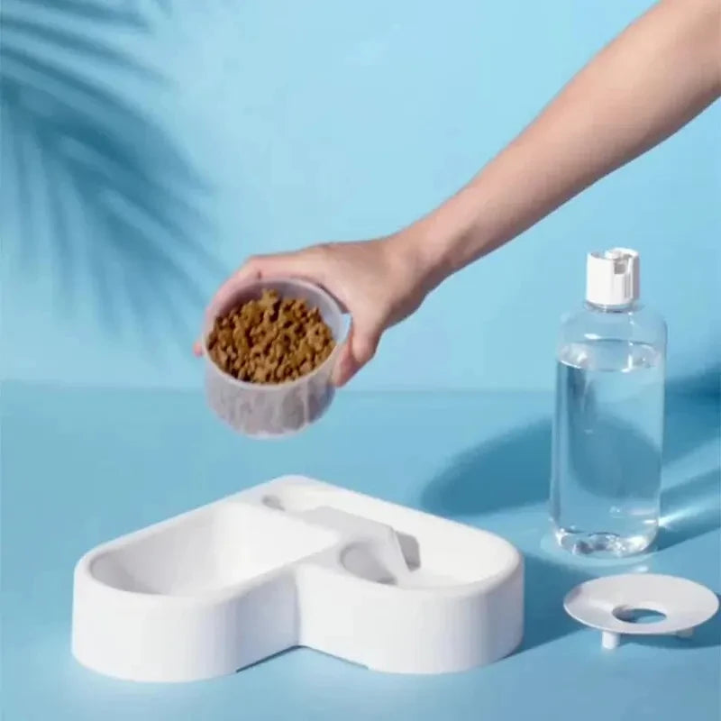Gamelle Double CocoCompagnon — Eau & Croquettes, Résistante et Facile à Nettoyer