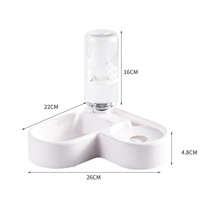 Gamelle double eau et croquettes pour chien et chat – photo 6 | CocoCompagnon