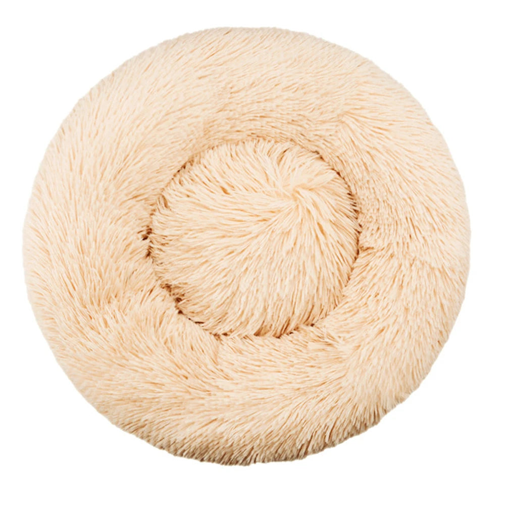 Lit Rond Moelleux pour Chien & Chat - Nid Douillet Ultra Doux ( 6 Tailles )