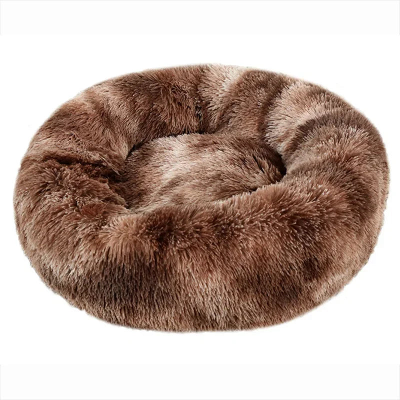 Lit Rond Moelleux pour Chien & Chat - Nid Douillet Ultra Doux ( 6 Tailles )