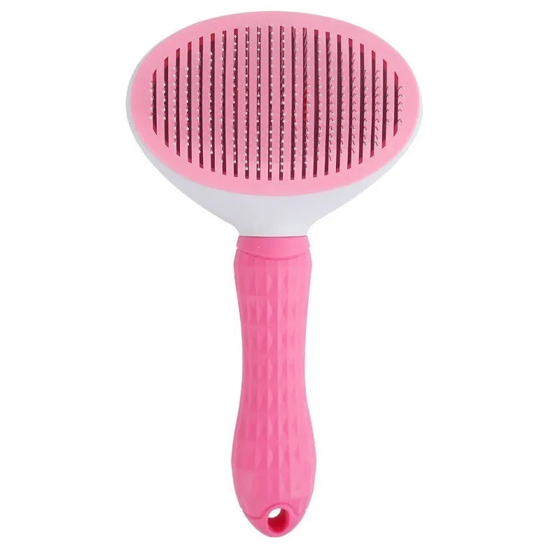 Brosse Autonettoyante pour Chien & Chat — Démêlage Doux, Poils courts et longs