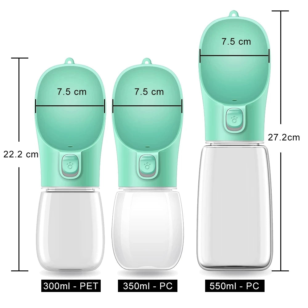 Gourde portable pour chien avec abreuvoir intégré – photo 3 | CocoCompagnon