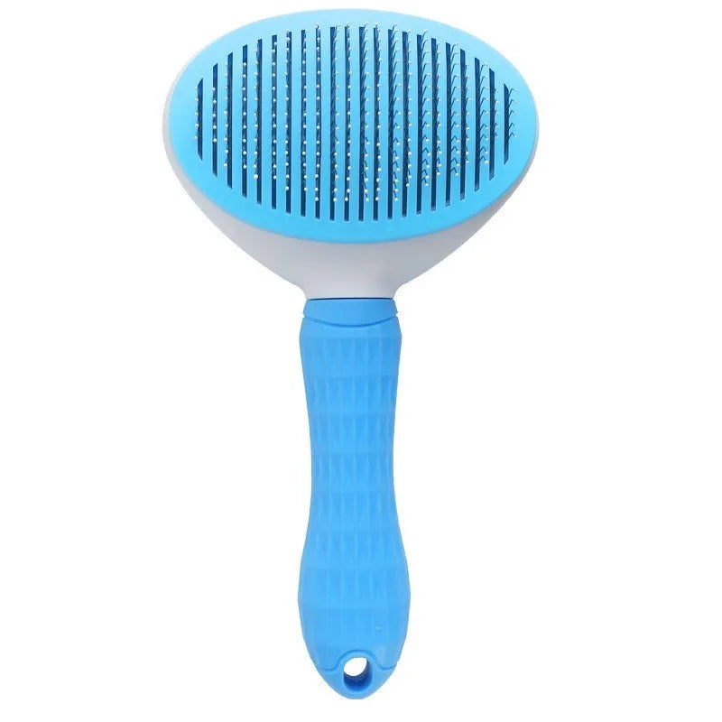 Brosse Autonettoyante pour Chien & Chat — Démêlage Doux, Poils courts et longs
